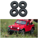 Maxbell 4Pcs RC Crawler Tires for 1/16 Cars Wear Resistant Rubber Tyre Set Parts Accs