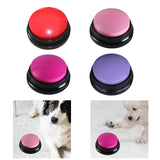 Maxbell Recordable Talking Button Novelty Toy Gags Gifts Dog Button for Communication red