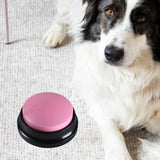 Maxbell Maxbell Recordable Talking Button Novelty Toy Gags Gifts Dog Button for Communication pink