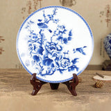 Maxbell Plate Display Stand Wooden Tea Cake Display Stand Books Dish Pictures 5inch
