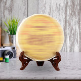 Maxbell Plate Display Stand Wooden Tea Cake Display Stand Books Dish Pictures 9inch