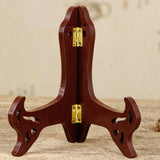 Maxbell Plate Display Stand Wooden Tea Cake Display Stand Books Dish Pictures 13inch