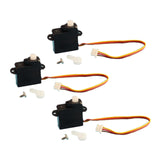 Maxbell 3Pcs RC Heclicopter Servo Set DIY Parts Accessories for Wltoys XK K127 K110S