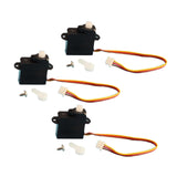 Maxbell 3Pcs RC Heclicopter Servo Set DIY Parts Accessories for Wltoys XK K127 K110S