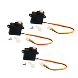 Maxbell 3Pcs RC Heclicopter Servo Set DIY Parts Accessories for Wltoys XK K127 K110S