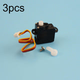 Maxbell 3Pcs RC Heclicopter Servo Set DIY Parts Accessories for Wltoys XK K127 K110S