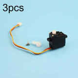 Maxbell 3Pcs RC Heclicopter Servo Set DIY Parts Accessories for Wltoys XK K127 K110S