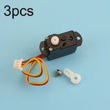 Maxbell 3Pcs RC Heclicopter Servo Set DIY Parts Accessories for Wltoys XK K127 K110S