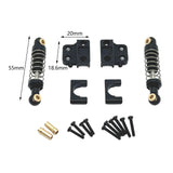 Maxbell Rear Shock Absorber Toys Suit RC Parts Shock Mount for 1/12 RC Car MN78 MN82 black