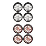 Maxbell 4Pcs RC Car Drift Tires for 1/18 RC Drift Truck DIY Modification Accessories Argent