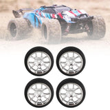 Maxbell 4Pcs RC Car Drift Tires for 1/18 RC Drift Truck DIY Modification Accessories Argent