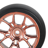 Maxbell 4Pcs RC Car Drift Tires for 1/18 RC Drift Truck DIY Modification Accessories Gold
