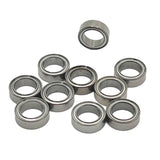 Maxbell 10 Pieces 1/14 1/16 RC Car Metal Bearings RC Ball Bearing Kit for M162 14210