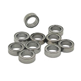 Maxbell 10 Pieces 1/14 1/16 RC Car Metal Bearings RC Ball Bearing Kit for M162 14210