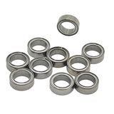 Maxbell 10 Pieces 1/14 1/16 RC Car Metal Bearings RC Ball Bearing Kit for M162 14210