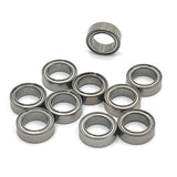 Maxbell 10 Pieces 1/14 1/16 RC Car Metal Bearings RC Ball Bearing Kit for M162 14210