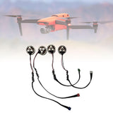 Maxbell 4 Pieces Brushless Motor DIY Accs Spare Parts Replace for S99 RC Plane Drone