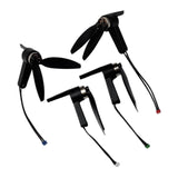 Maxbell 4Pcs Drone Motor Arm Set Front and Rear Assembly for S99 Drone RC Quadcopter