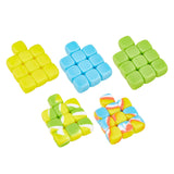 Maxbell 10Pcs 16mm Blank Dice Six Sided Dice for Board Games Custom Making Classroom Yellow