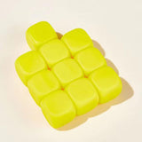 Maxbell 10Pcs 16mm Blank Dice Six Sided Dice for Board Games Custom Making Classroom Yellow