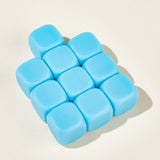 Maxbell 10Pcs 16mm Blank Dice Six Sided Dice for Board Games Custom Making Classroom Blue