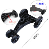 Maxbell Twist Car Tripod Portable Adjustable Easy to Use Wiggle Triangle Wheel Parts