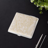 Maxbell Storage Box Slim Practical Dispenser Pocket Storage Case for Gifts Men Women White