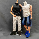 Maxbell 1:6 Scale Male Action Figure Vest Cloth Doll Clothes for 12'' Action Figures White