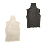 Maxbell 1:6 Scale Male Action Figure Vest Cloth Doll Clothes for 12'' Action Figures White