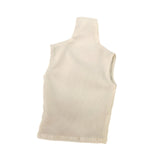 Maxbell 1:6 Scale Male Action Figure Vest Cloth Doll Clothes for 12'' Action Figures White