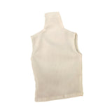 Maxbell 1:6 Scale Male Action Figure Vest Cloth Doll Clothes for 12'' Action Figures White
