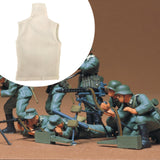 Maxbell 1:6 Scale Male Action Figure Vest Cloth Doll Clothes for 12'' Action Figures White