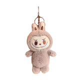 Maxbell Plush Cartoon Doll Keychain Cute Soft Key Pendant for Creative Gift Key Bags light brown