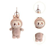 Maxbell Plush Cartoon Doll Keychain Cute Soft Key Pendant for Creative Gift Key Bags light brown