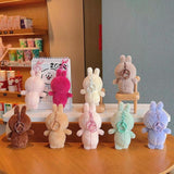 Maxbell Plush Cartoon Doll Keychain Cute Soft Key Pendant for Creative Gift Key Bags light brown