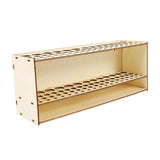 Maxbell Paint Brush Storage Rack Wooden Brush Holder for Storing Paints Storage Rack