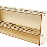 Maxbell Paint Brush Storage Rack Wooden Brush Holder for Storing Paints Storage Rack