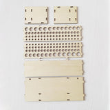 Maxbell Paint Brush Storage Rack Wooden Brush Holder for Storing Paints Storage Rack