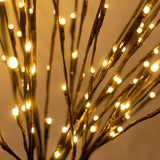 Maxbell 20 LEDs Branch Lamp Romantic Artificial Tree with Light for Home Dorm Indoor Warm Light