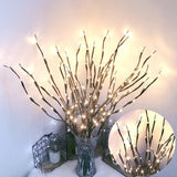 Maxbell 20 LEDs Branch Lamp Romantic Artificial Tree with Light for Home Dorm Indoor Warm Light