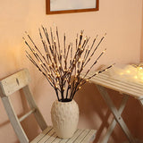 Maxbell 20 LEDs Branch Lamp Romantic Artificial Tree with Light for Home Dorm Indoor Warm Light