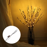 Maxbell 20 LEDs Branch Lamp Romantic Artificial Tree with Light for Home Dorm Indoor Warm Light