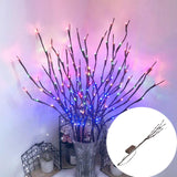 Maxbell 20 LEDs Branch Lamp Romantic Artificial Tree with Light for Home Dorm Indoor Colorful Light