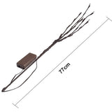Maxbell 20 LEDs Branch Lamp Romantic Artificial Tree with Light for Home Dorm Indoor Colorful Light