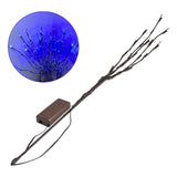 Maxbell 20 LEDs Branch Lamp Romantic Artificial Tree with Light for Home Dorm Indoor Blue Light