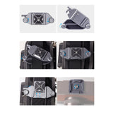 Maxbell Camera Clip Easy to Install Action Camera Holder Camera Backpack Strap Mount Argent