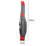 Maxbell Fishing Tackle Bag with Adjustable Shoulder Strap for Travel Outdoor Outside No Support Rack