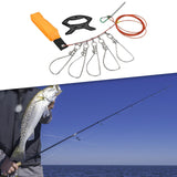 Maxbell Stainless Steel Fishing Stringer with Float Rod Fish Lock Fish Lock Stringer 5m
