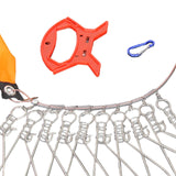 Maxbell Stainless Steel Fishing Stringer with Float Rod Fish Lock Fish Lock Stringer 10m