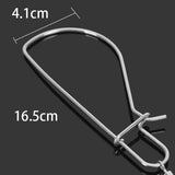 Maxbell Stainless Steel Fishing Stringer with Float Rod Fish Lock Fish Lock Stringer 10m